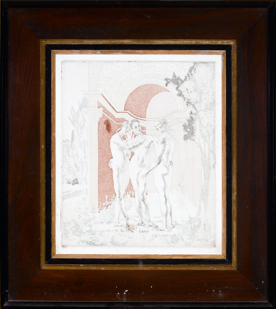 Epílogo (Ref CD3), 1921-22 (gravura com aquatint) de Charles Sims