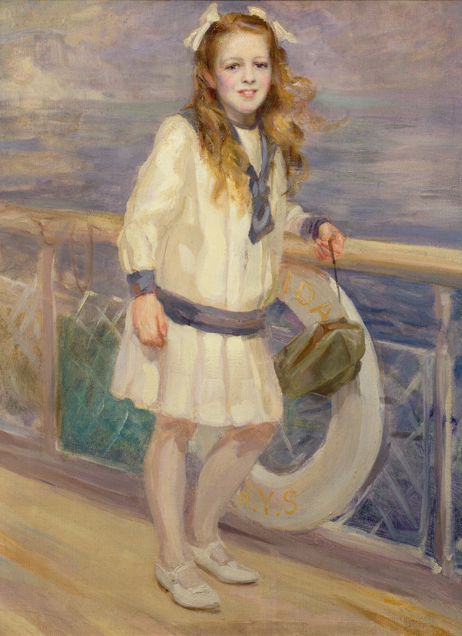 Garota de terno de marinheiro de Charles Sims