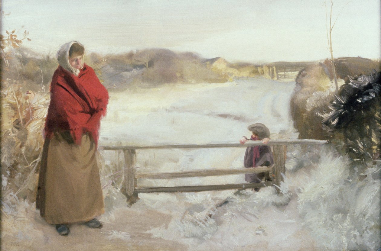 Cena de neve de Charles Sims