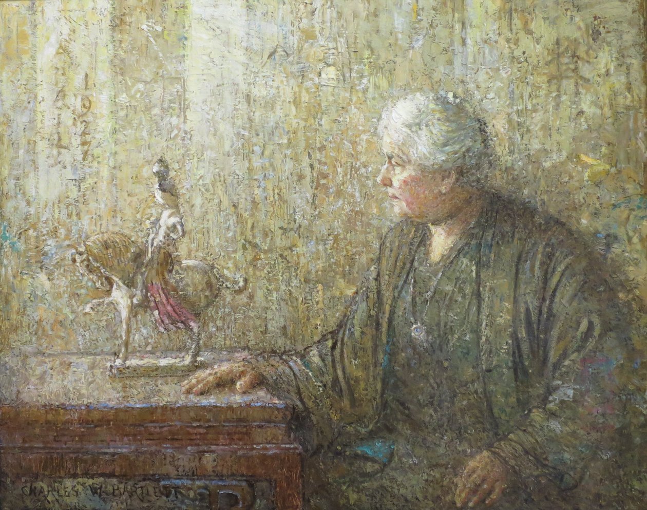 Retrato da Sra. Charles Montague Cooke Anna Rice Cooken de Charles William Bartlett