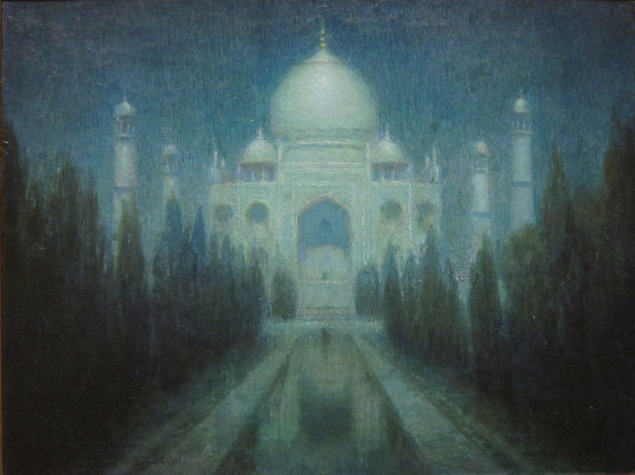 Taj Mahal por Moonlightn de Charles William Bartlett