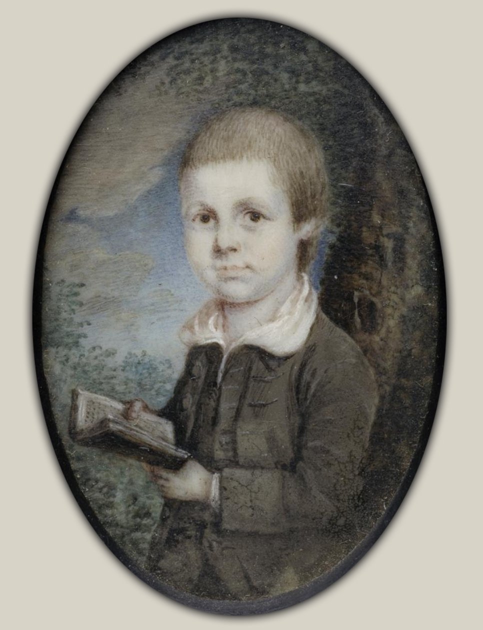 Retrato de um jovem rapaz de Charles Willson Peale