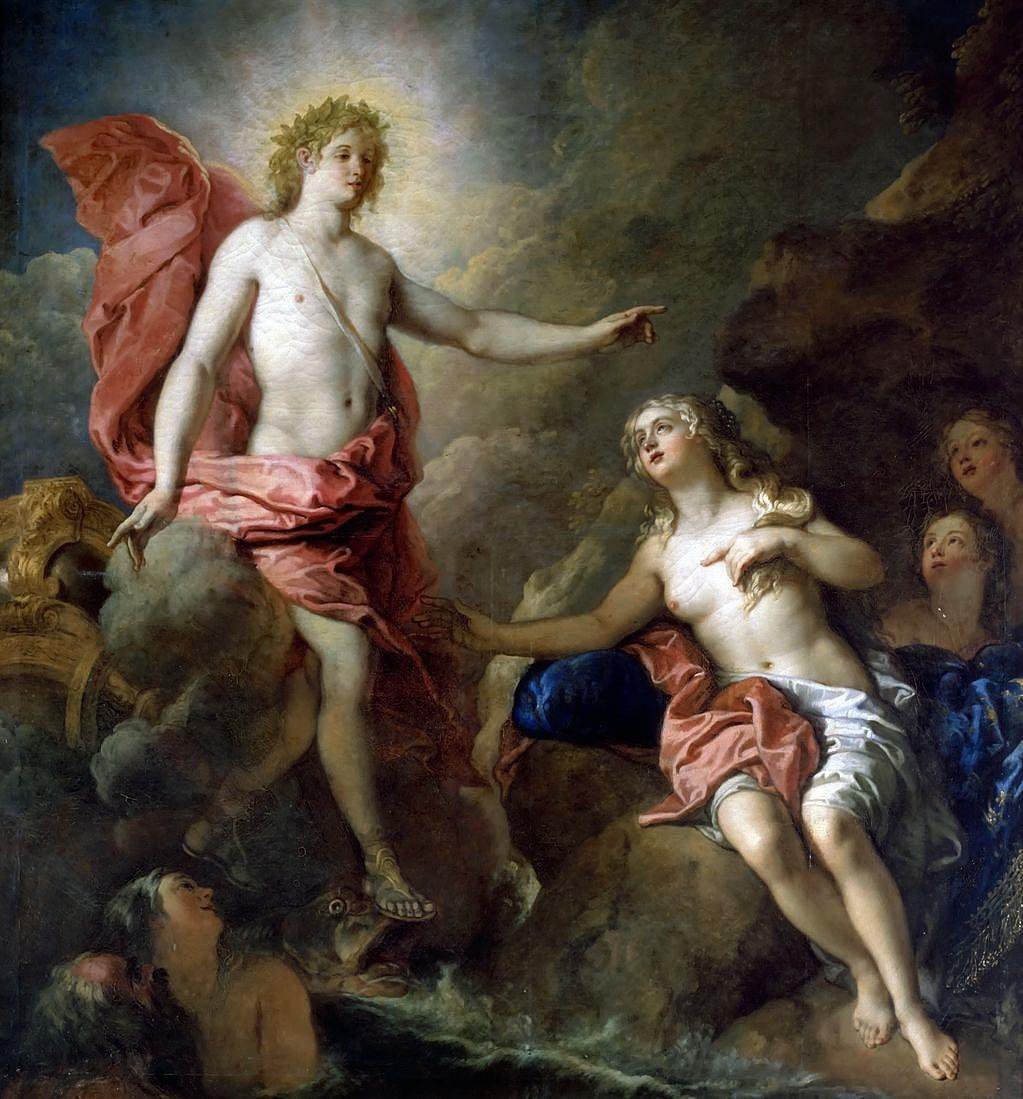 Apolo e Thetisn de Charles de la Fosse