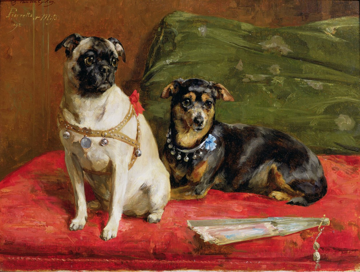 Pierette e Mifs, 1892 de Charles van den Eycken