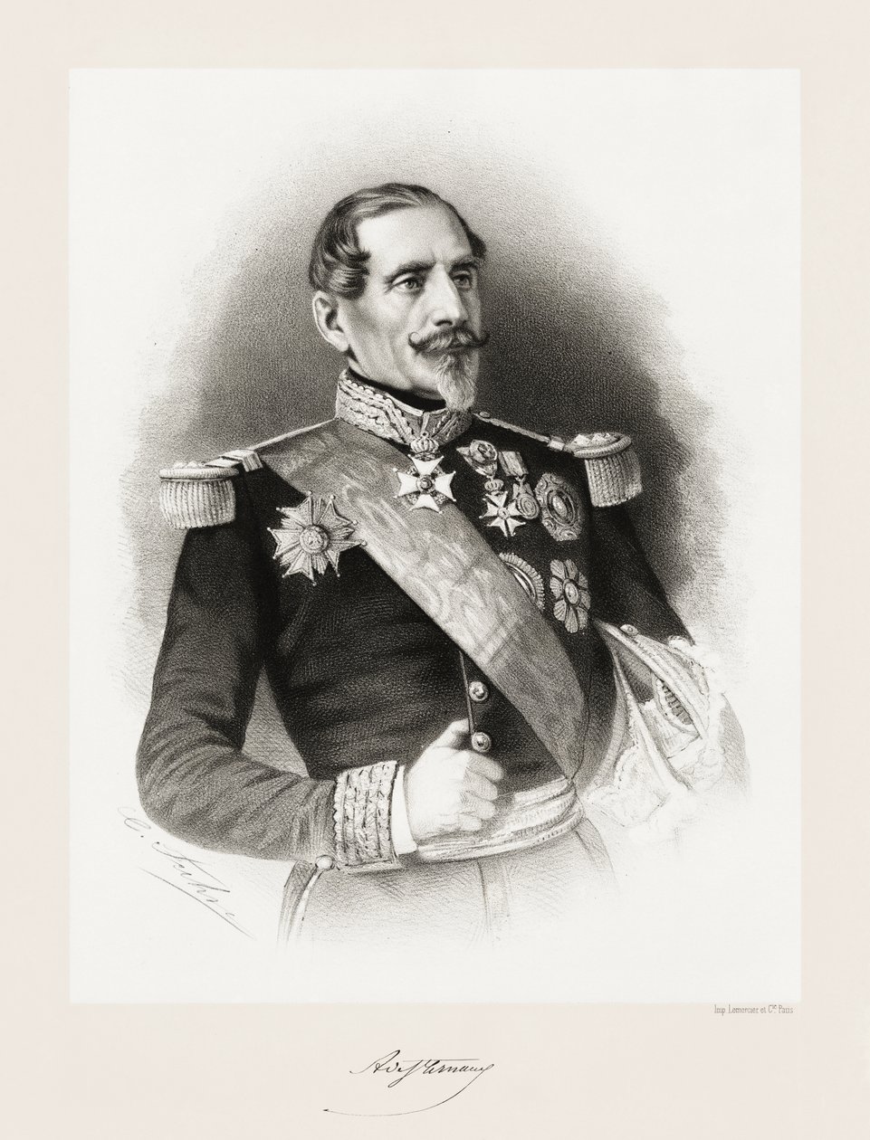 Armand Jacques Achille Leroy de Saint Arnaud, 1865-66 de Charles Jeremie Fuhr