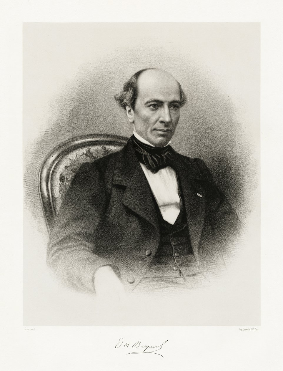 Louis Alfred Becquerel, 1865-66 de Charles Jeremie Fuhr