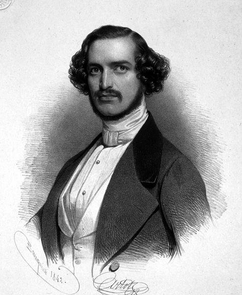 Joseph Arnot (1815-45) 1842 (litografia) de Charles (after) Baugniet