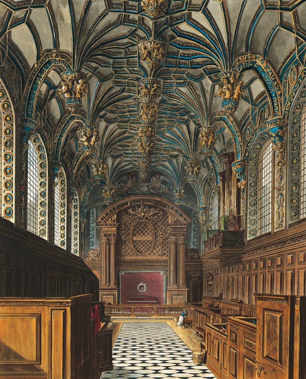 Capela do Palácio Real de Hampton Court de Charles (after) Wild