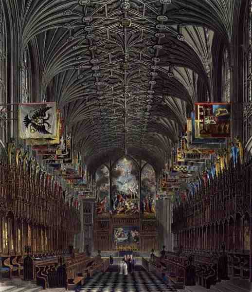 O Coro, Capela de São Jorge, Castelo de Windsor, de 