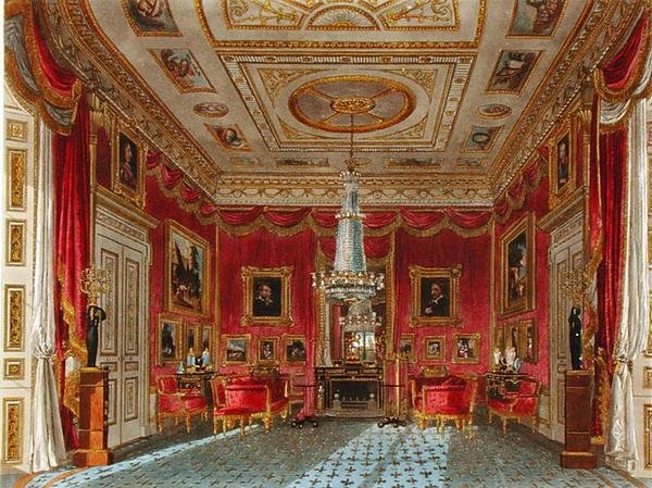 The Rose Satin Drawing Room, Carlton House, de 