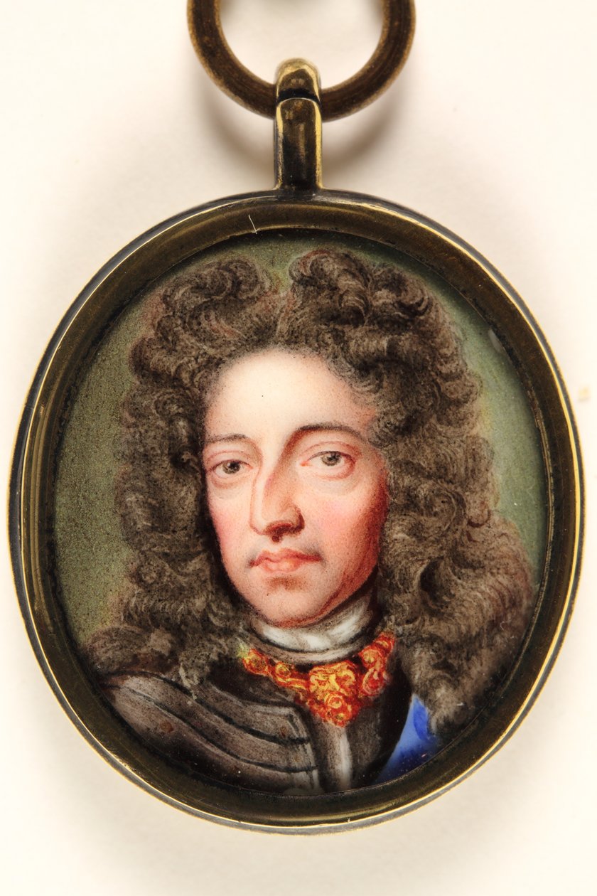 Guilherme III (aguarela em velino) de Charles (attr.to) Boit