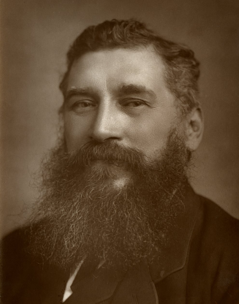 Joseph Knight, escritor e crítico de teatro britânico, 1884 de Charles A. Long