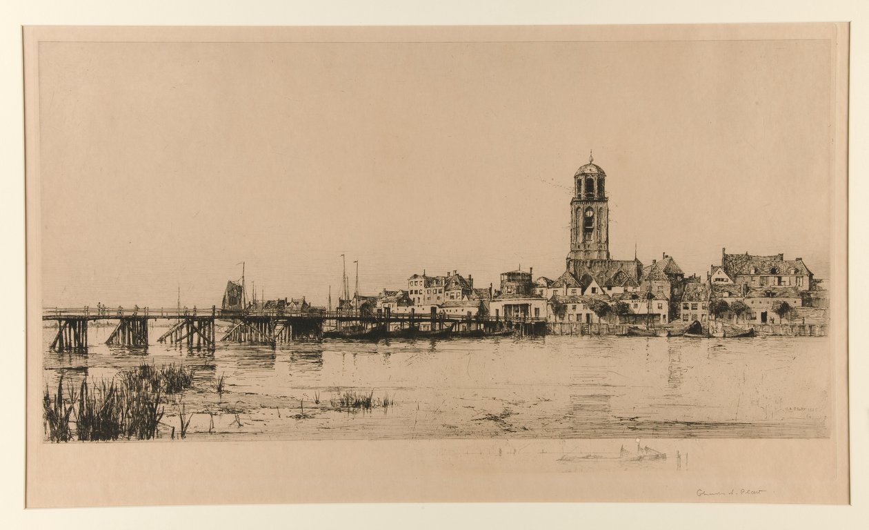 Deventer (Cena do porto) de Charles A. Platt