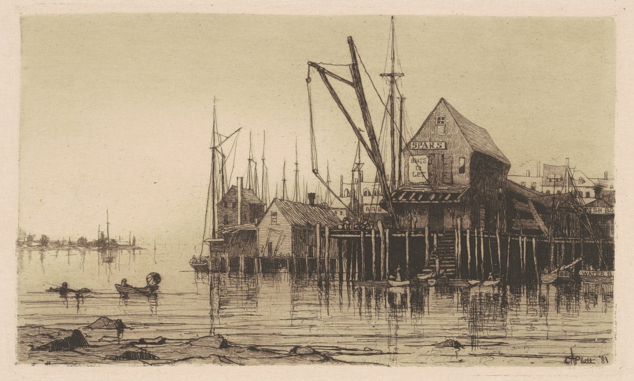 Antiga casa-barco de Charles A. Platt