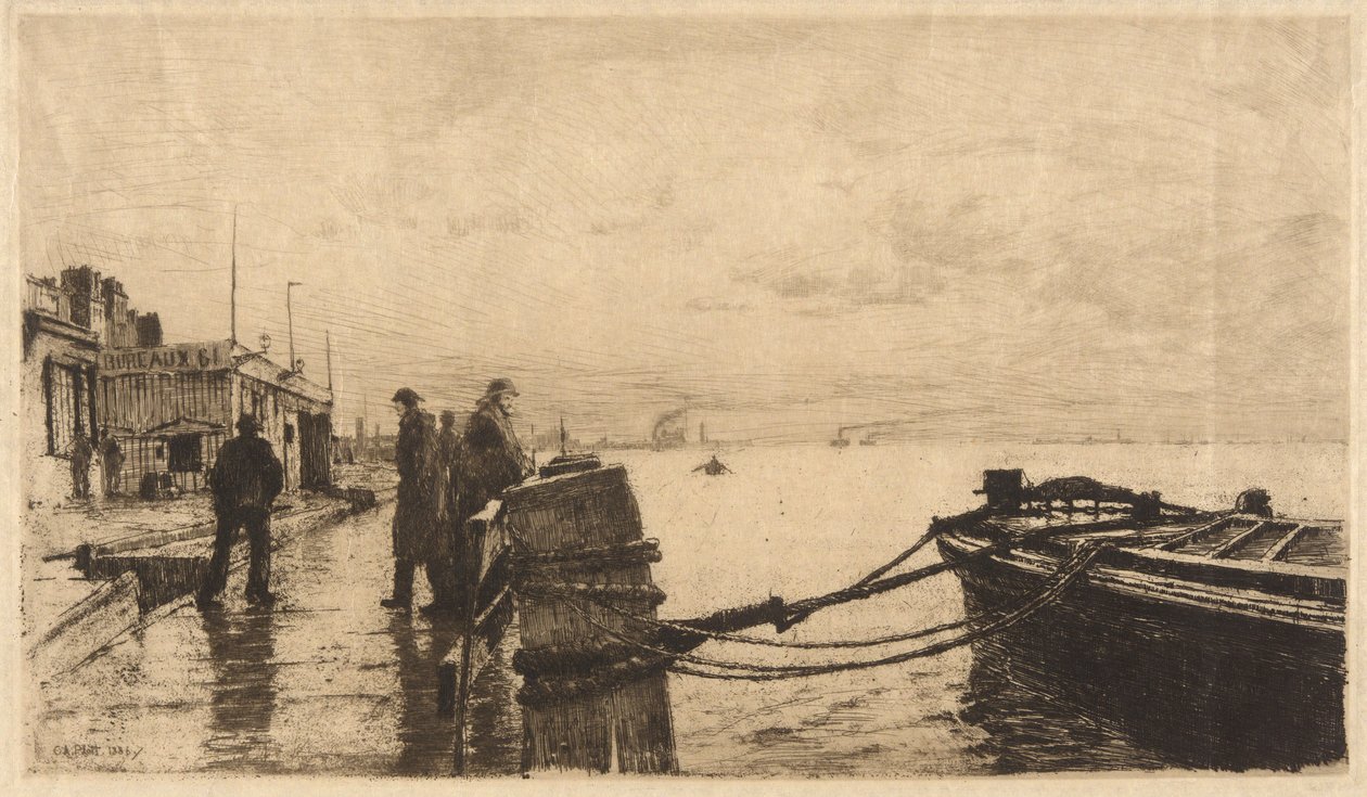 O cais de Havre de Charles A. Platt