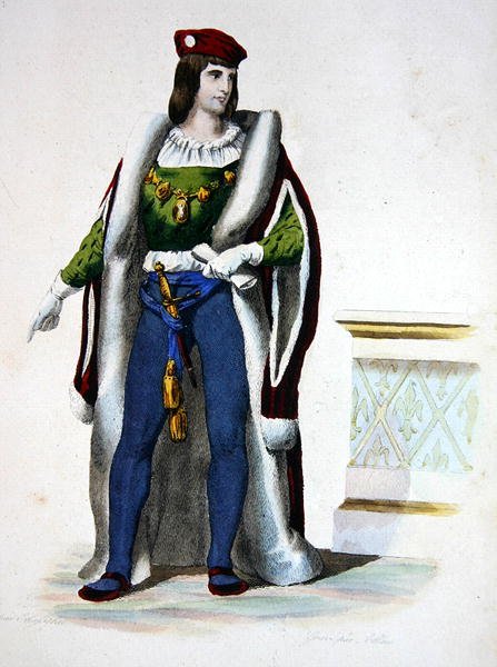 Charles Duke de Orleans, retrato publicado em 