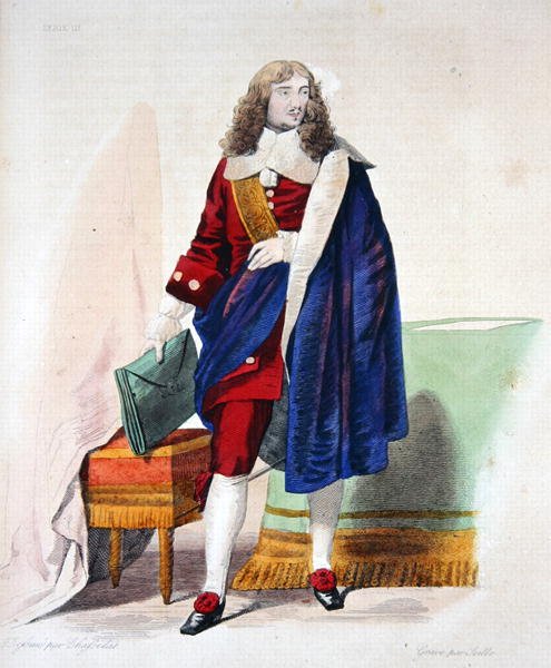 Jean-Baptiste Colbert de Torcy (1619-83), ilustração de 