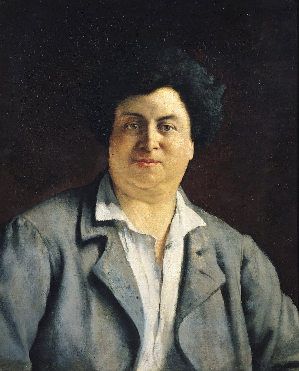 Retrato de Alexandre Dumas Pere (1802-70), 1878 de Charles Alphonse Paul Bellay