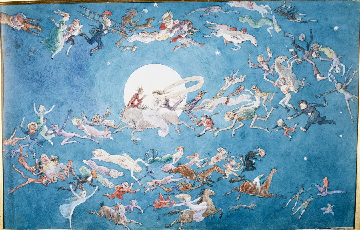 Uma dança em volta da lua de Charles Altamont Doyle