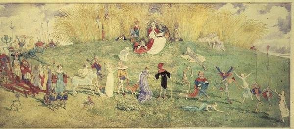 A Rainha das Fadas - Uma Procissão de Charles Altamont Doyle