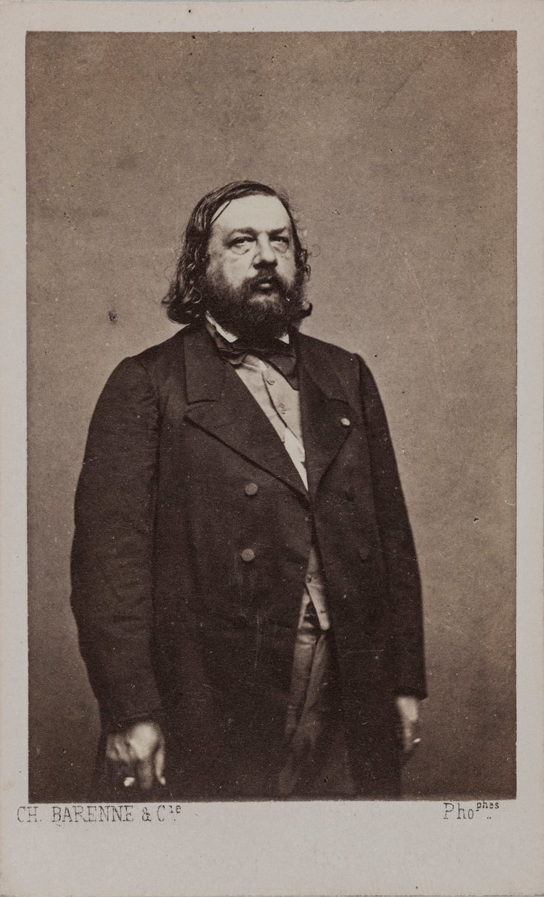Retrato do poeta Théophile Gautier 1811-1872, 1872. de Charles Amédée Barenne