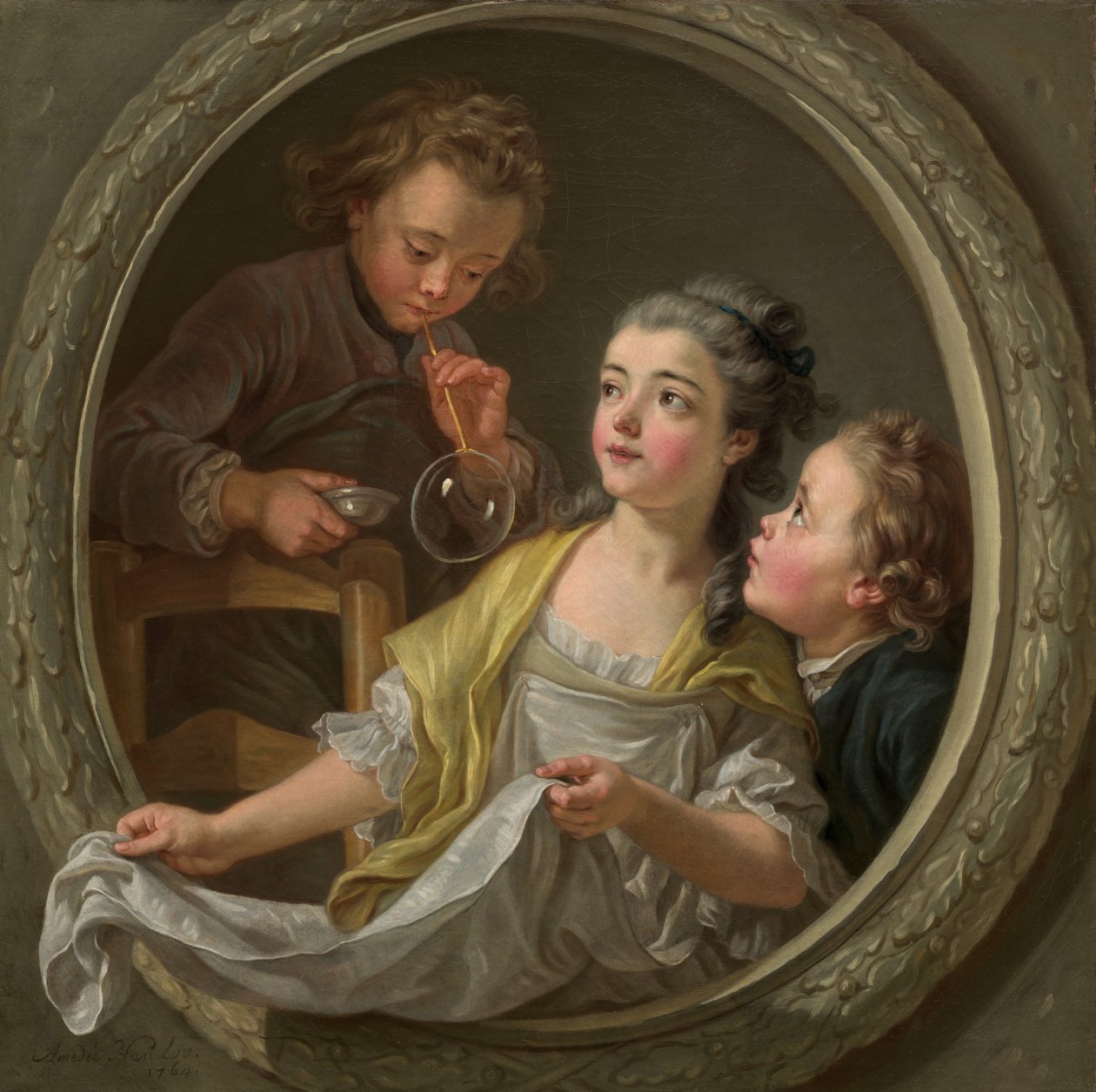 Bolhas de sabão de Charles Amedee Philippe van Loo