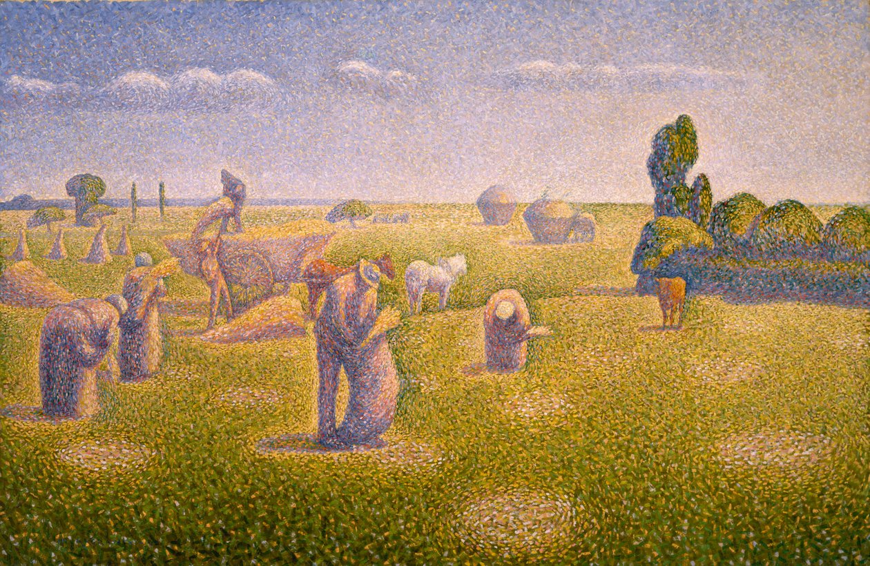 As colheitadeiras, 1892 de Charles Angrand