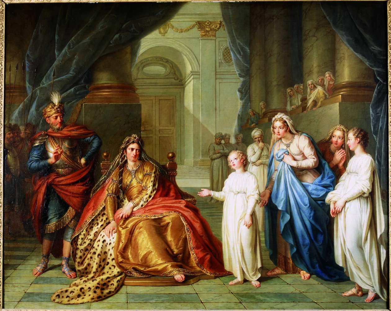 Atalia e Jeoás, 1741. de Charles Antoine Coypel