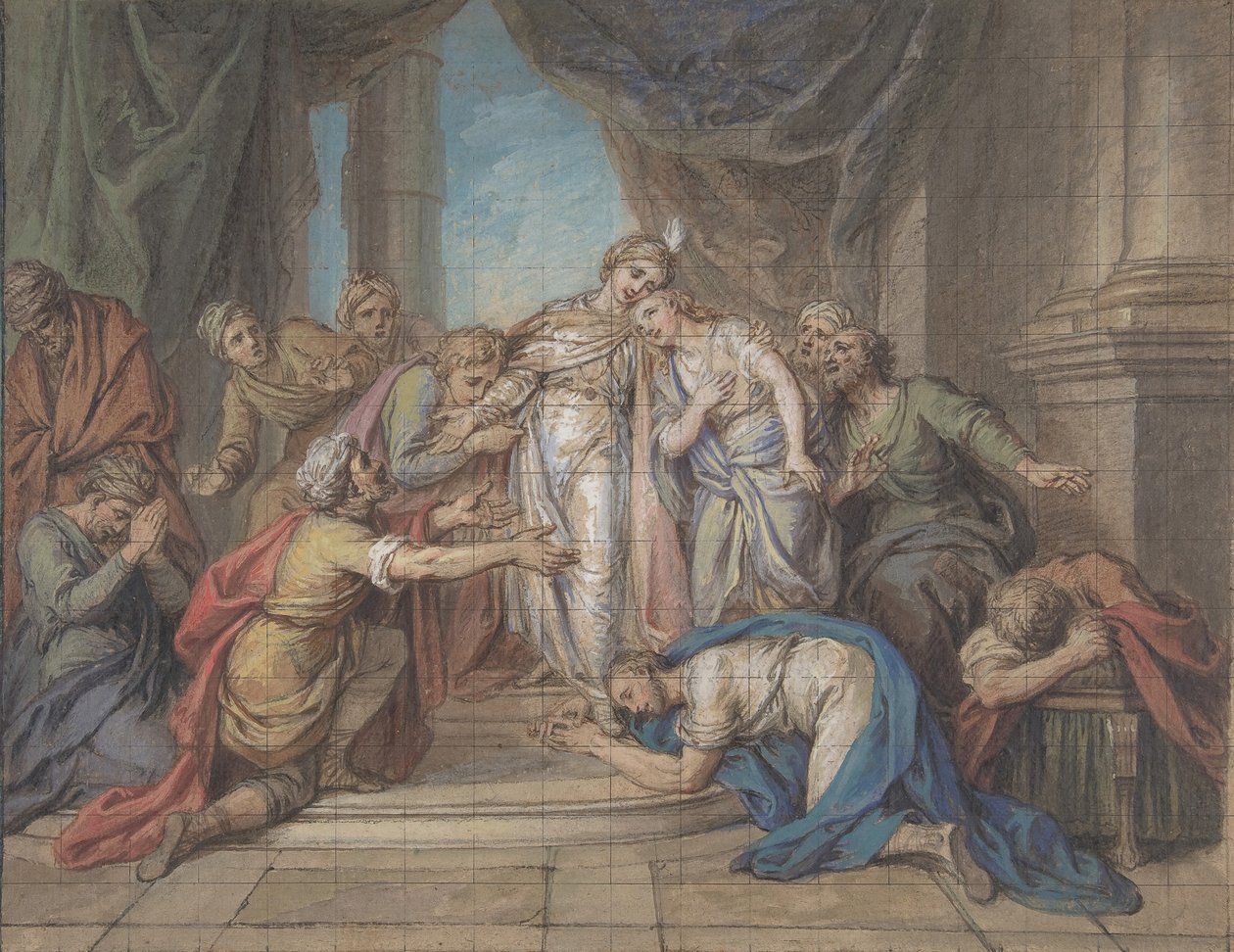 José Reconhecido por seus Irmãos, século XVIII. de Charles Antoine Coypel