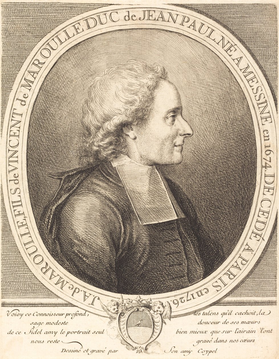 Padre Jean-Antoine de Maroulle de Charles Antoine Coypel