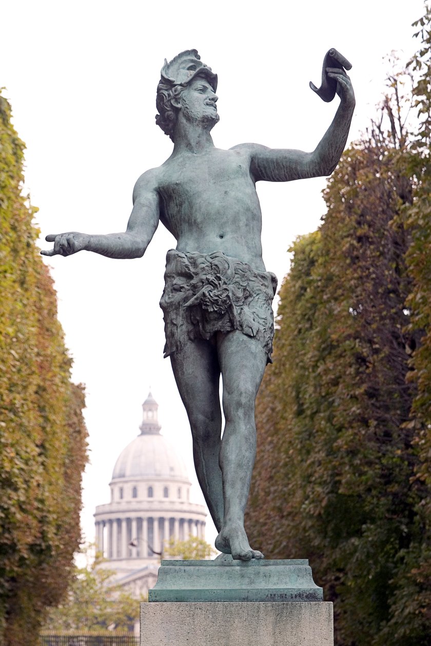 Ator grego antigo (bronze) de Charles Arthur Bourgeois