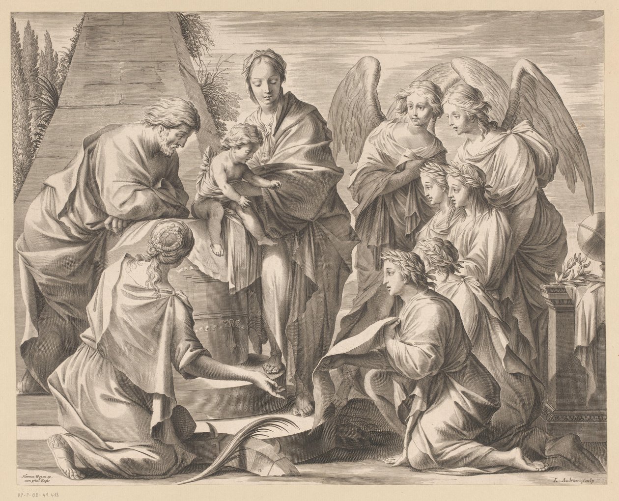 Educação de Cristo de Charles Audran