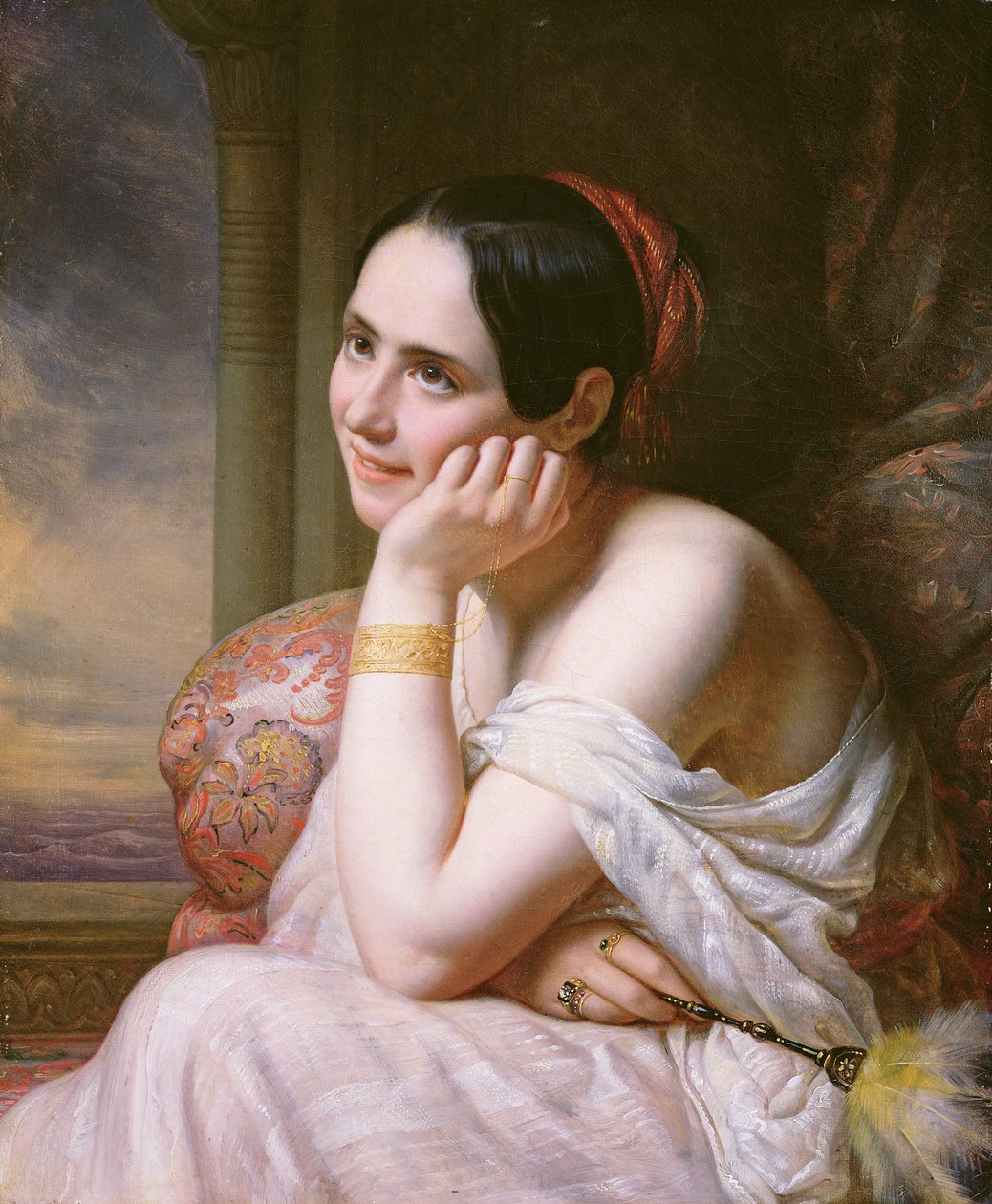 Uma Odalisca, 1836 de Carl von Steuben