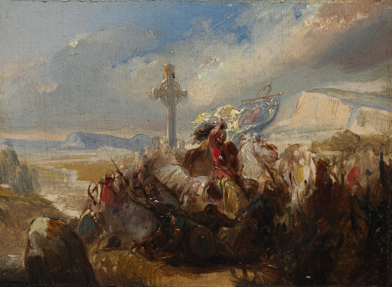 Batalha de Poitiers, 25 de Outubro 732 de Charles Auguste Steuben