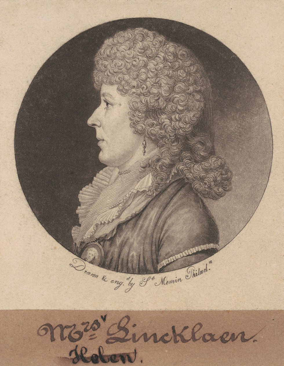 Helen Ledyard Lincklaen de Charles B.J. Févret de Saint Mémin
