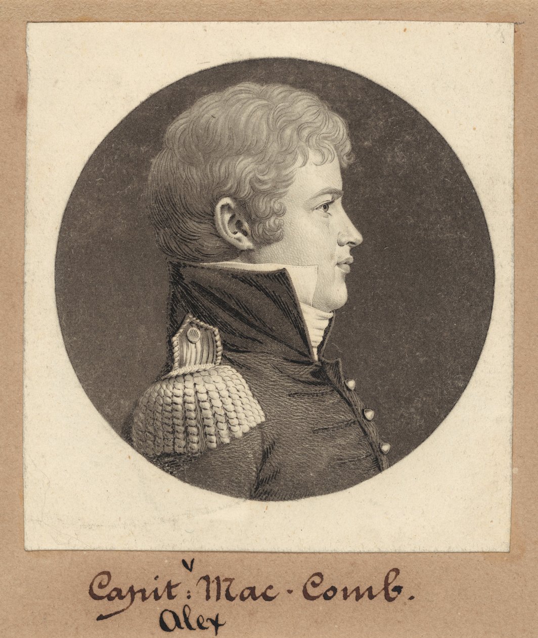 Alexandre Macomb, Jr. de Charles B. J. Févret de Saint Mémin