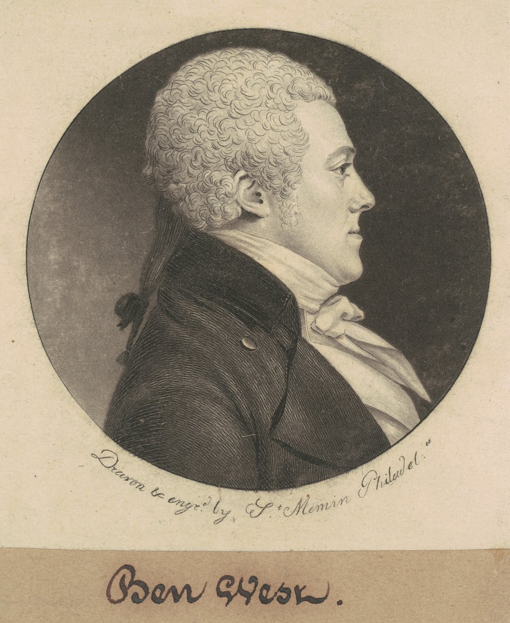 Benjamin West de Charles B. J. Févret de Saint Mémin
