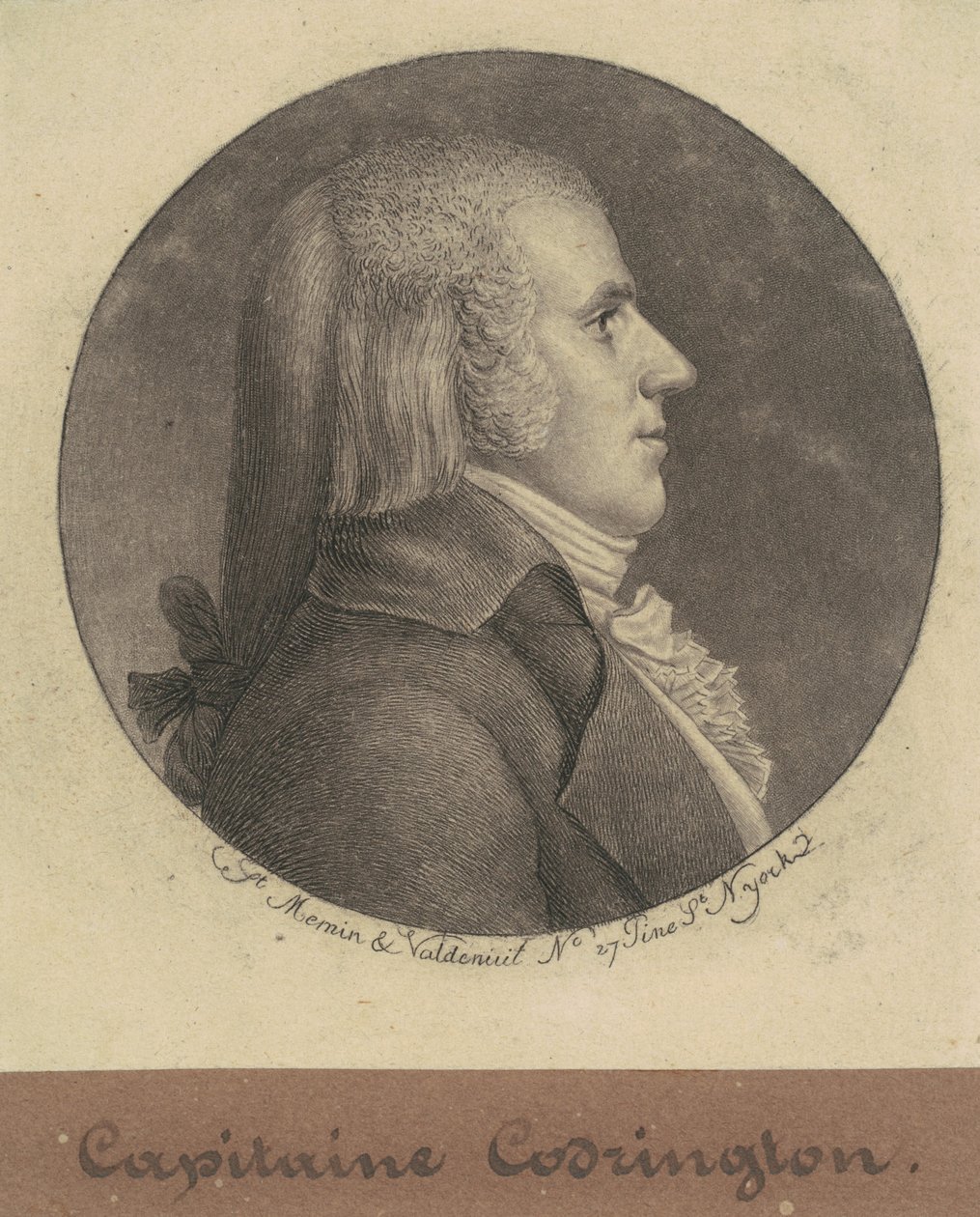 Capitão Codrington de Charles B. J. Févret de Saint Mémin