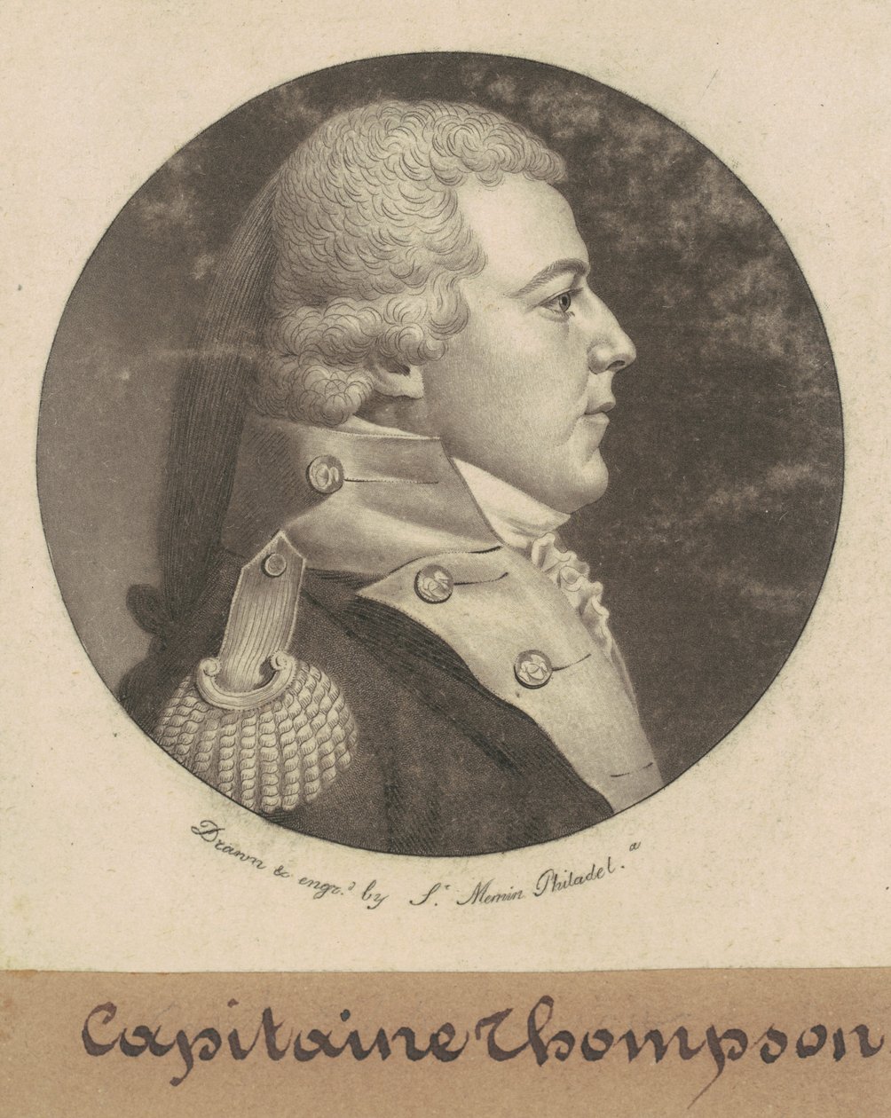 Capitão Thompson de Charles B. J. Févret de Saint Mémin