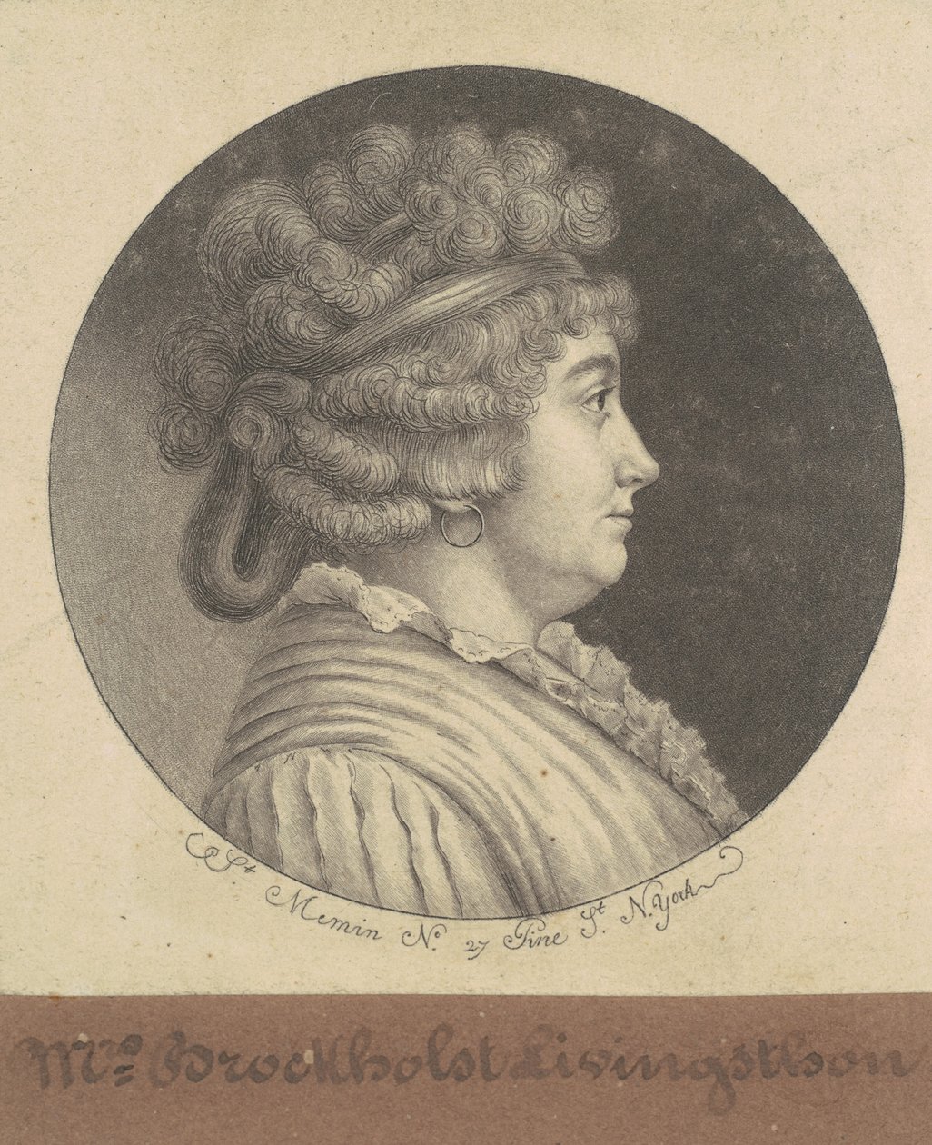 Catherine Keteltas Livingston de Charles B. J. Févret de Saint Mémin