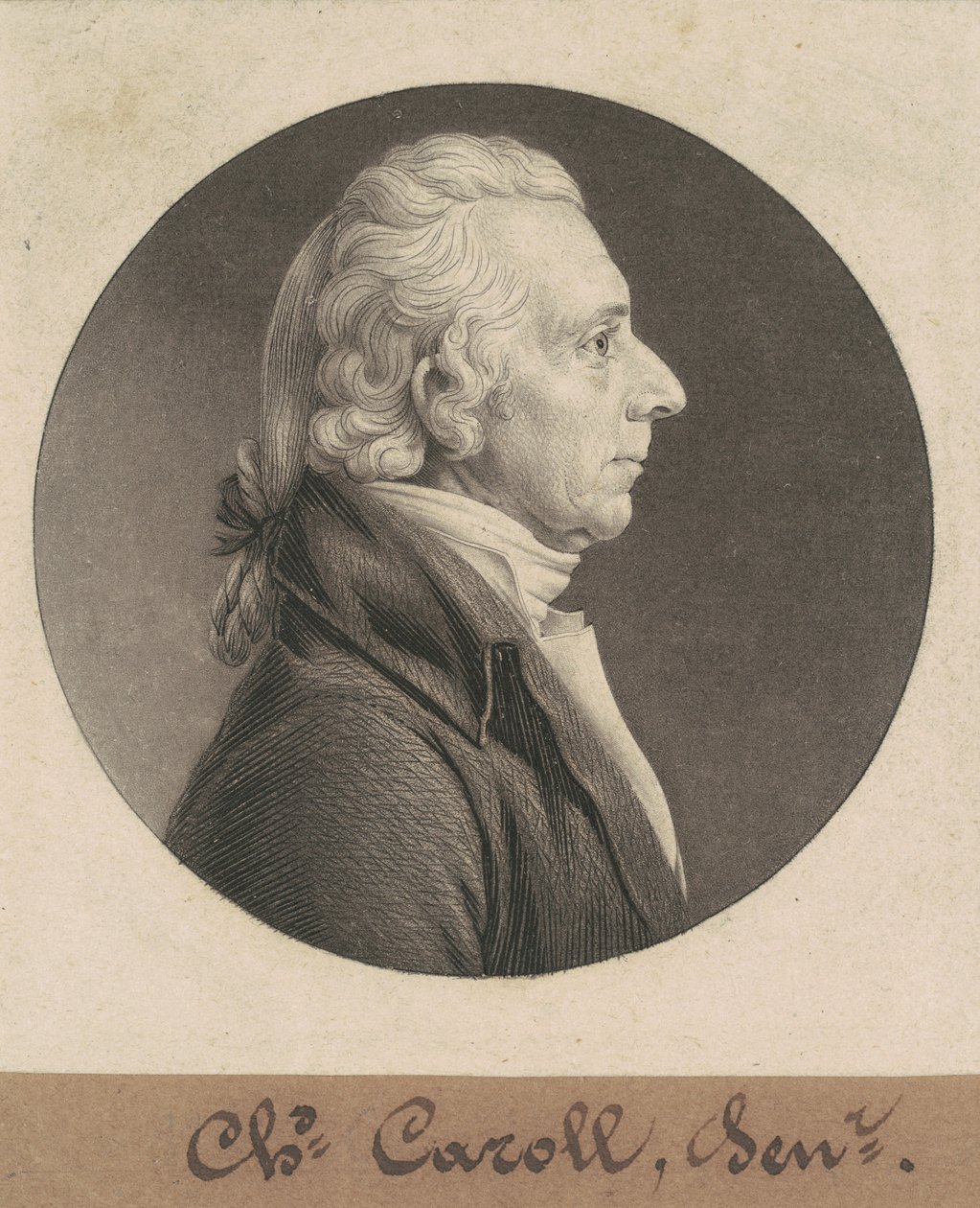 Charles Carroll de Charles B. J. Févret de Saint Mémin