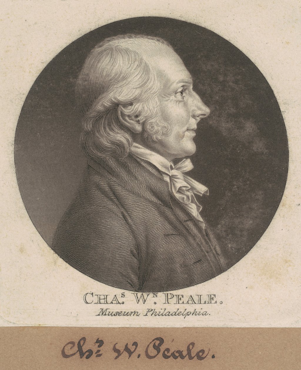 Charles Willson Peale de Charles B. J. Févret de Saint Mémin