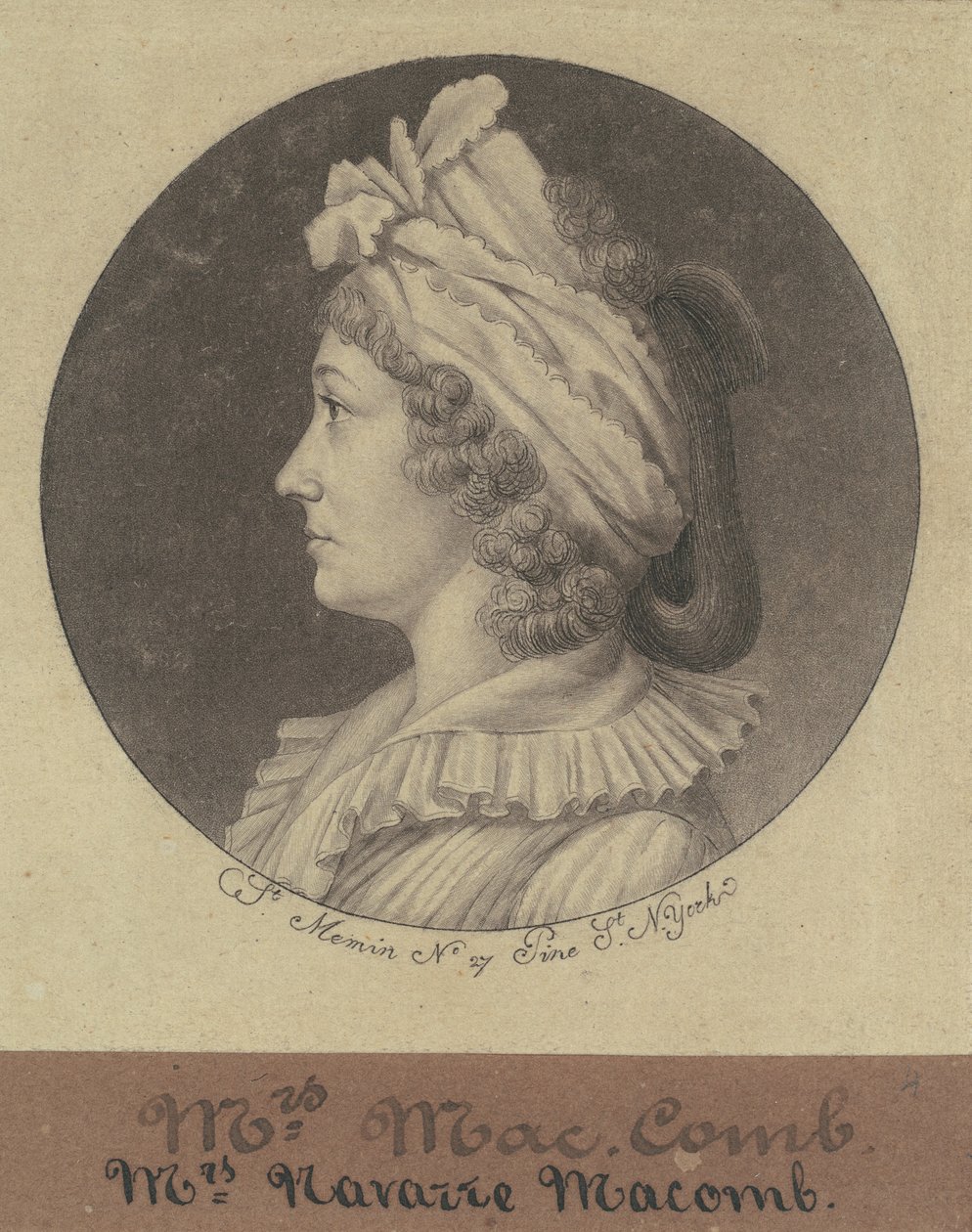 Christina Livingston Macomb de Charles B. J. Févret de Saint Mémin