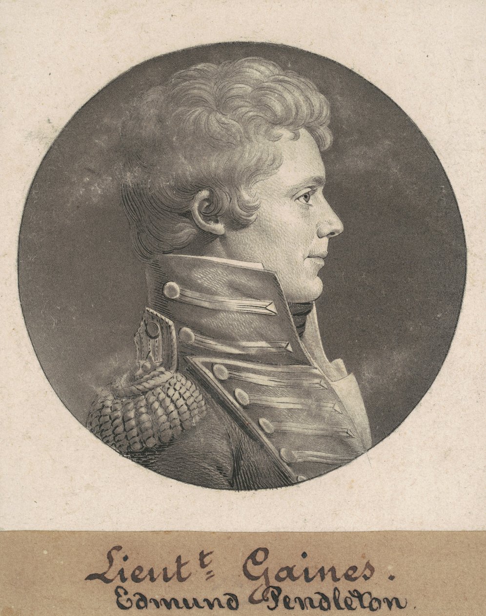 Edmund Pendleton Gaines de Charles B. J. Févret de Saint Mémin