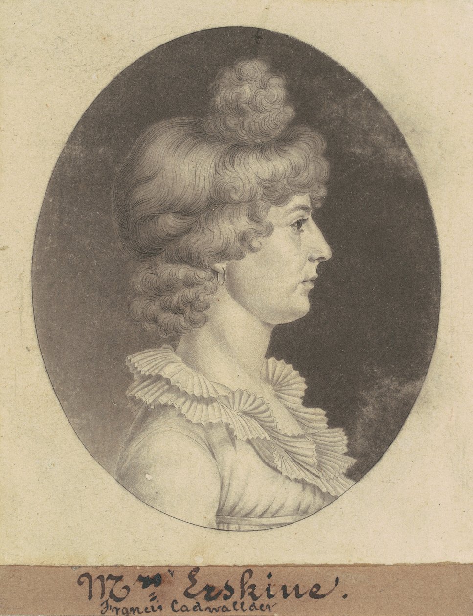 Frances Cadwalader Erskine de Charles B. J. Févret de Saint Mémin