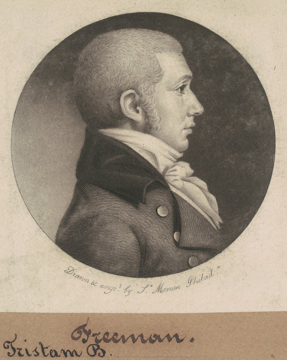 Homem Livre de Charles B. J. Févret de Saint Mémin