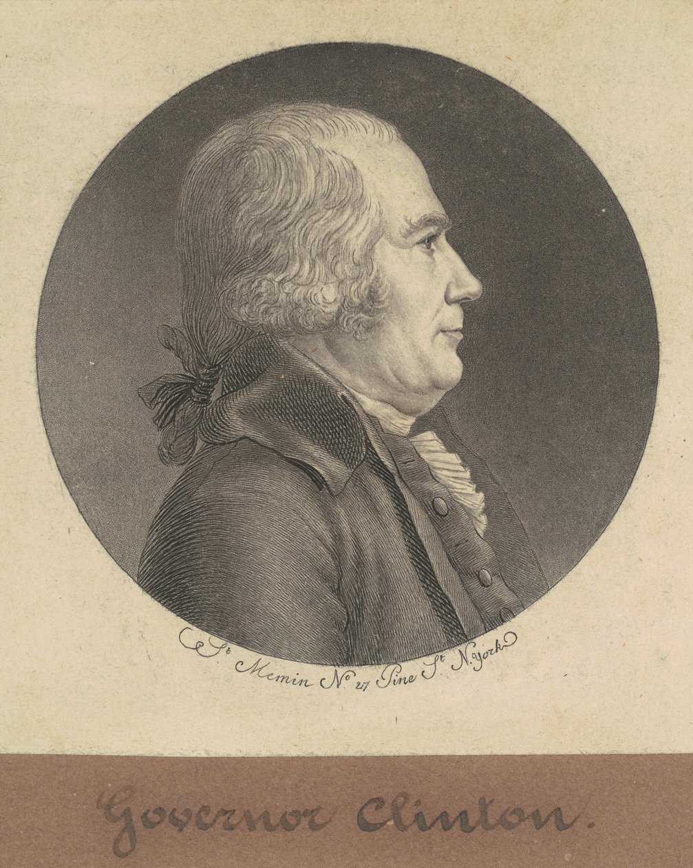 George Clinton de Charles B. J. Févret de Saint Mémin