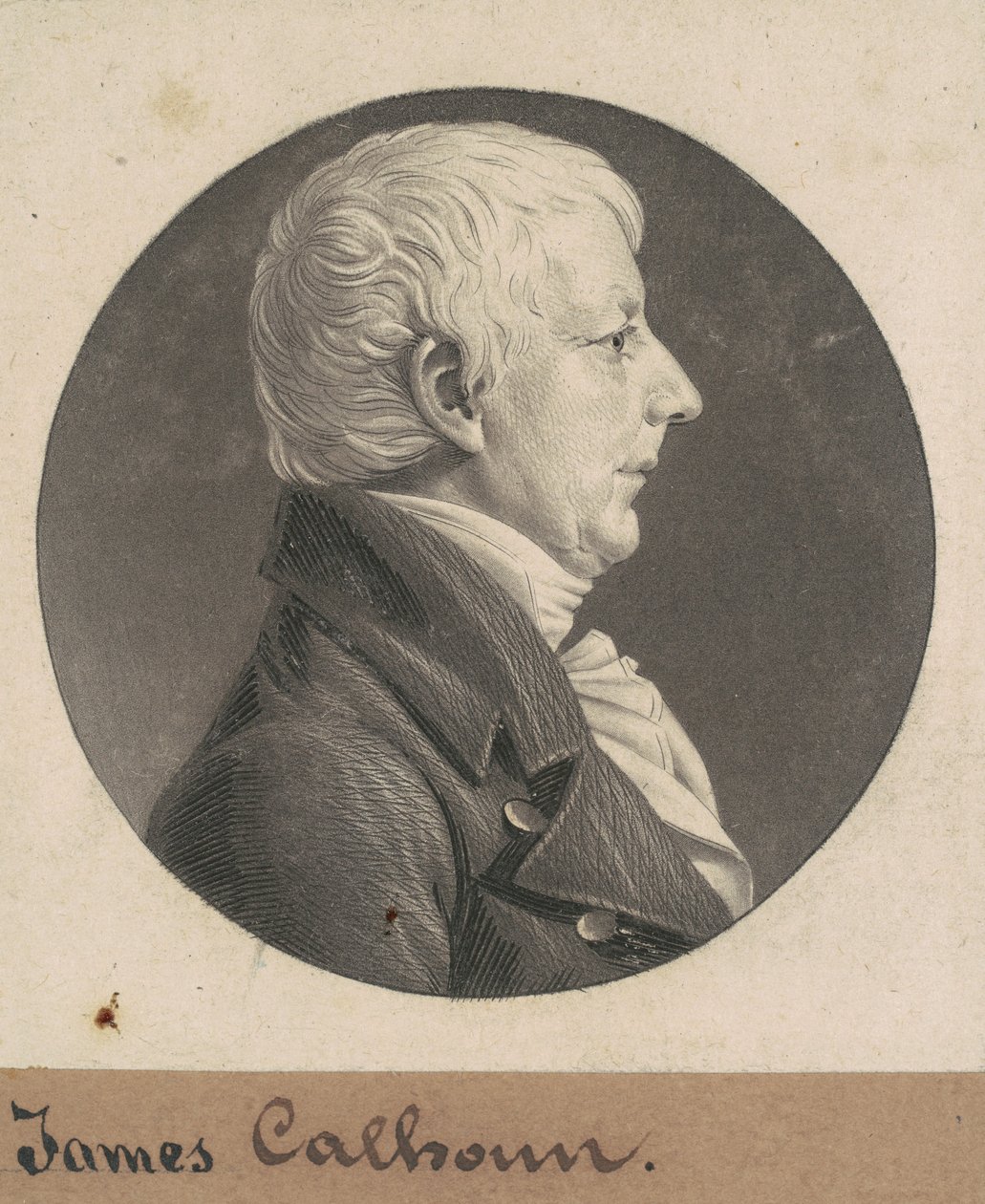 James Calhoun de Charles B. J. Févret de Saint Mémin