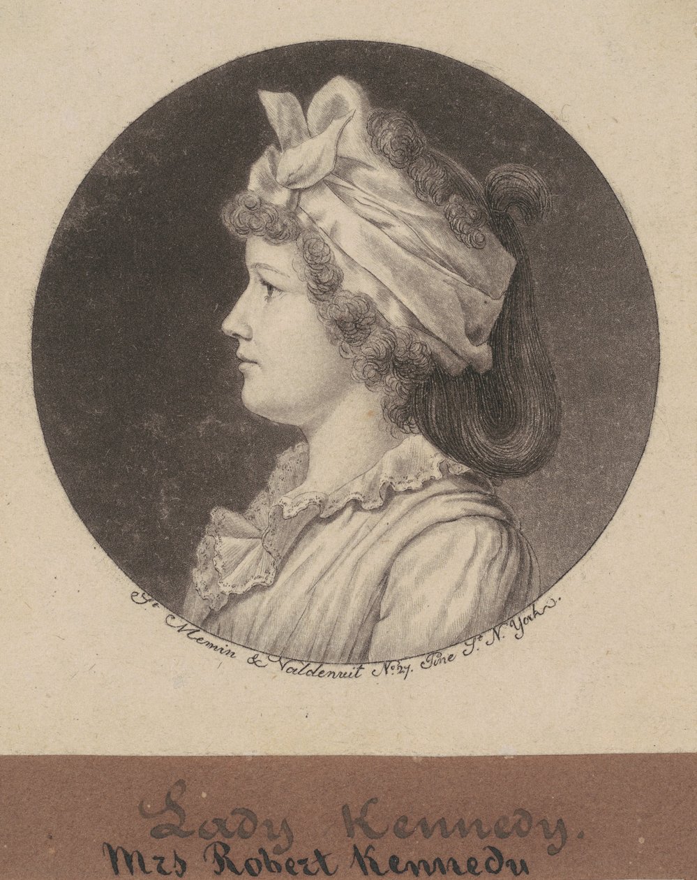 Jane Macomb Kennedy de Charles B. J. Févret de Saint Mémin