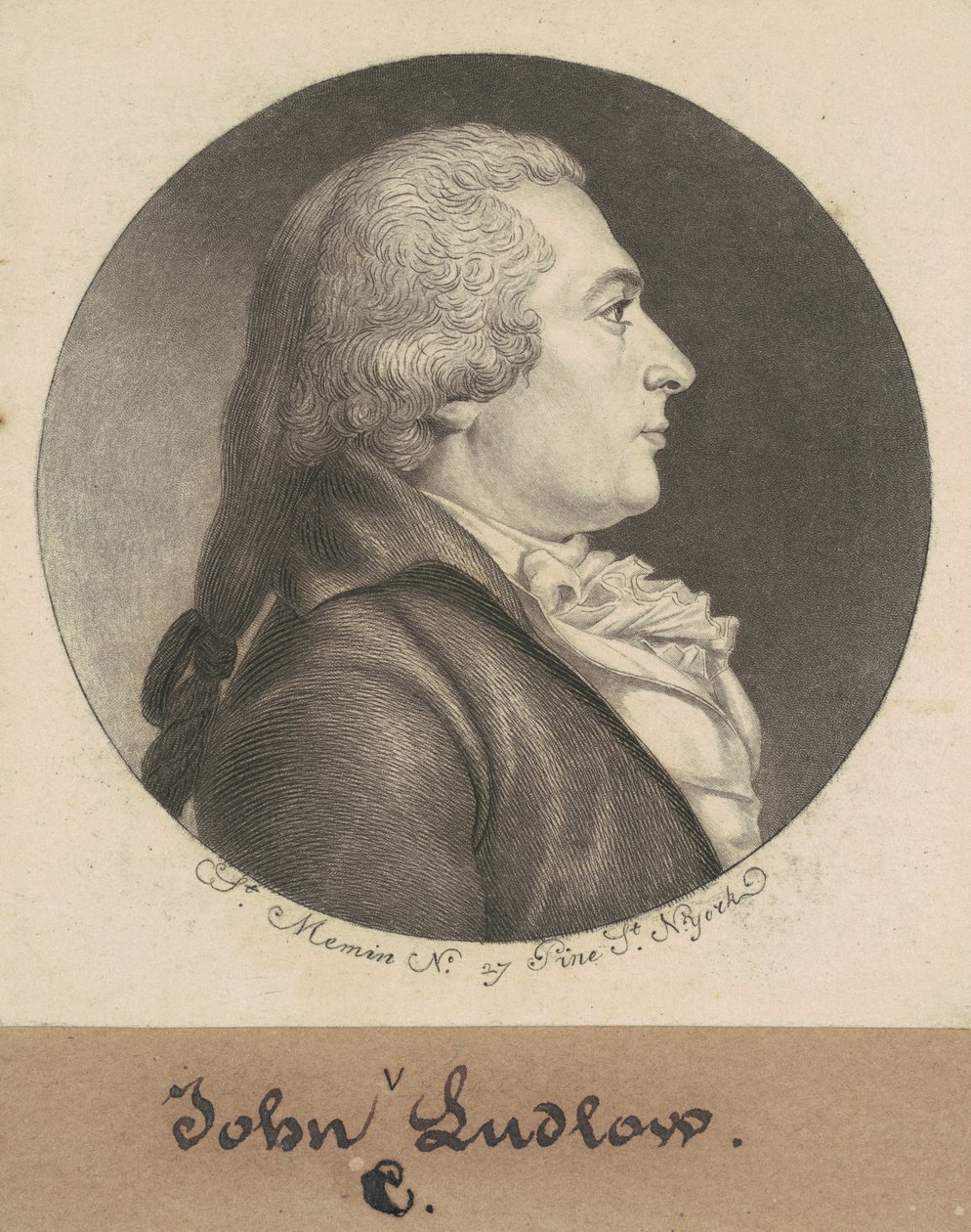 John Crooke Ludlow de Charles B. J. Févret de Saint Mémin